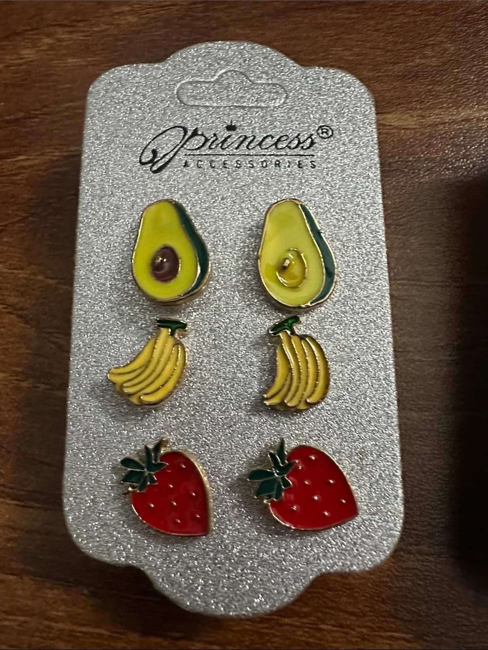 Princess® Kids Fruit & Pearl Stud Earring Set - Mixed Colors